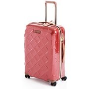スーツケース 2層式ダブルファスナー 旅行目安:3泊~6泊 65L カーマインレッド 3-9902-65-002