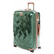 スーツケース 大型 2層式ダブルファスナー 旅行目安:1週間~長期 100L ダークグリーン 3-9894-75-160