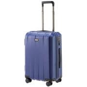 スーツケース 止水ファスナー ドリンクホルダー 旅行目安:1泊~2泊 33L インディゴブルー 3-9933-55-030