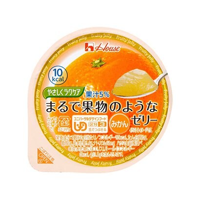 やさしくラクケア まるで果物のようなゼリー みかん 60g [ゼリー]