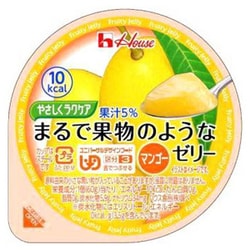 やさしくラクケア まるで果物のようなゼリー マンゴー 60g [ゼリー]