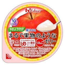 やさしくラクケア まるで果物のようなゼリー りんご 60g [ゼリー]