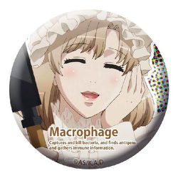 商談中　はたらく細胞　缶バッジ　マクロファージ ヨドバシ.com - ACG エーシージー はたらく細胞 缶バッジ
