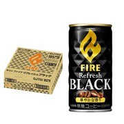 キリン ファイア リフレッシュブラック 缶185g×6本×5パック
