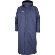 32JE855914 [マルチ 中綿ロングボアコート Mサイズ ドレスネイビー]