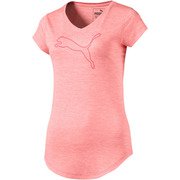 516801 06 L [ウエルネス ヘザーキャットTシャツ レディース SOFTFLUO Lサイズ]