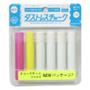 ダストレスチョーク 6本入り 3色 DCC-6-3C