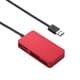 カードリーダー USB 3.0 SD/SDHC/SDXC/microSD/microSDHC/microSDXC/MMC/RS-MMC対応 Windows11/Mac マイクロSD レッド MR3-A006XRD