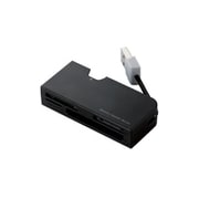カードリーダー USB 2.0 ケーブル収納 SD/SDHC/SDXC/microSD/microSDHC/microSDXC/MMC/RS-MMC対応 Windows11/Mac マイクロSD ブラック MR-K013XBK
