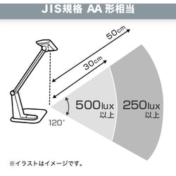 ヨドバシ.com - ヤザワ Yazawa GSLA10D01WH [LED学習スタンドライト