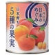 日本のめぐみ 日本育ち 5種の果実 215g [缶詰]