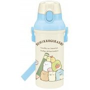 キャラクターグッズ すみっコぐらし おべんきょう PSB5SAN 直飲プラワンタッチボトル 480ml
