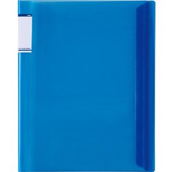 アクティフV フリップ クリヤブック A4 10ポケット コバルトブルー ACT-5910