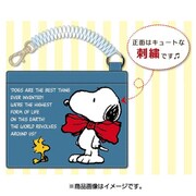 SN04942 デニム片面ICカードケース スヌーピー リボン [キャラクターグッズ]