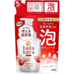 hadakara（ハダカラ） ボディソープ 泡で出てくるタイプ フローラルブーケの香り つめかえ用 440ml [ボディソープ]