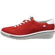VCU023 1C 25.0 [エレッセ カジュアル ヒールアップスニーカー レディース RED 25.0cm]
