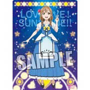 ラブライブ！サンシャイン！！ B5クリア下敷き 国木田 花丸 WATER BLUE NEW WORLD [キャラクターグッズ 長辺250×短辺182mm]