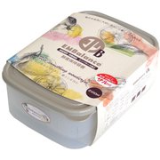 鮮度保持容器 角型 2100ml ザル付 ジニアルベージュ T11662