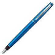 油性ボールペン JETSTREAM PRIME(ジェットストリーム プライム) 回転繰り出し式シングル 0.38mm インク色:黒 本体色:ブライトブルー SXK300038B.33