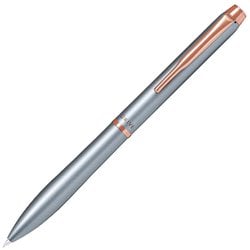 油性ボールペン アクロドライブ 細字 0.7mm インク色：黒 メタリックグレー BDR-3SR-MGY