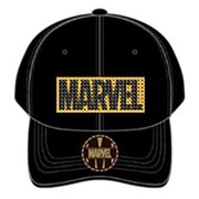 MV-LCP17 [MARVEL スパンコールローキャップ BK×GD]