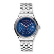 SISTEM BOREAL 自動巻き 42mm ステンレススチール ブルー/グレー YIS401G
