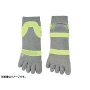 JAPAN SPORTS SOCKS 5本指ソックス3足セット グレイ（22-27cm男女兼用）