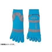 JAPAN SPORTS SOCKS 5本指ソックス3足セット ブルー（22-27cm男女兼用）