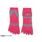 JAPAN SPORTS SOCKS 5本指ソックス3足セット ピンク（22-27cm男女兼用）