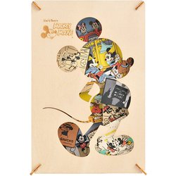 PT-WL10 ミッキーマウス PAPER THEATER-ウッドスタイル MICKEY MOUSE [ペーパークラフト（完成サイズ：H152×W100×D42mm）]
