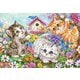 66-110 原井加代美 いたずら子猫 [ジグソーパズル アートコレクション 600ピース（完成サイズ：53×38cm）]