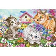 66-110 原井加代美 いたずら子猫 [ジグソーパズル アートコレクション 600ピース（完成サイズ：53×38cm）]