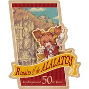 アークザラッド R トラベルステッカー (2) ちょことアララトス遺跡 [キャラクターグッズ H116×W95mm]