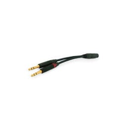 2×6.3mmto 4 pin XLRバランスヘッドホンケーブルアダプター MTK-BAL-HEAD-ADPTR