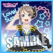 ラブライブ！サンシャイン！！ マイクロファイバーミニタオル 渡辺 曜 WATER BLUE NEW WORLD Ver. [キャラクターグッズ 縦200×横200mm]