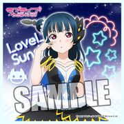 ラブライブ！サンシャイン！！ マイクロファイバーミニタオル 津島 善子 WATER BLUE NEW WORLD Ver. [キャラクターグッズ 縦200×横200mm]