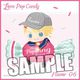 うたの☆プリンスさまっ♪ マイクロファイバーミニタオル Love Pop Candy ちび 来栖 翔 [キャラクターグッズ 縦200×横200mm]