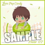 うたの☆プリンスさまっ♪ マイクロファイバーミニタオル Love Pop Candy ちび 愛島セシル [キャラクターグッズ 縦200×横200mm]
