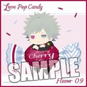 うたの☆プリンスさまっ♪ マイクロファイバーミニタオル Love Pop Candy ちび 黒崎蘭丸 [キャラクターグッズ 縦200×横200mm]