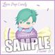 うたの☆プリンスさまっ♪ マイクロファイバーミニタオル Love Pop Candy ちび 美風 藍 [キャラクターグッズ 縦200×横200mm]