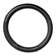 6734-01R [ユニゾンカーボン ハンドルカバー Sサイズ（ハンドル直径 36.5～37.9cm）レッド レザー&カーボン調タイプ]