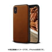 TN181263 [スマホケース アルカンターラ/ブラウン for iPhone XS]