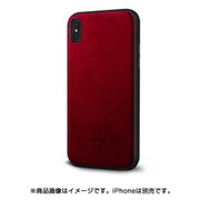 TN181273 [スマホケース アルカンターラ/レッド for iPhone XS Max]