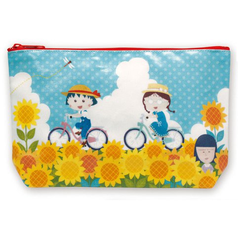 Cm Po407 ちびまる子ちゃん ポーチ ひまわり キャラクターグッズ Cm Po407 ちびまる子ちゃん ポーチ ひまわり キャラクターグッズ