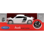 プルバックミニカー AUDI R8 V10-WHITE [ミニカー]