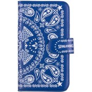 11-002PLN NA スマートフォンケース ペイズリーネイビー M