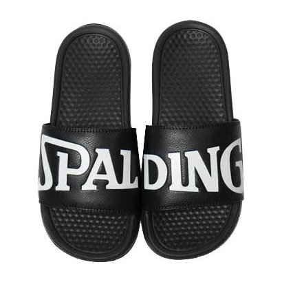 SASH001M BLACK x BLACK スポーツサンダル メンズSPALDING 25