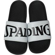 SASH001M BLACK x WHITE スポーツサンダル メンズSPALDING 25