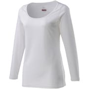 C2JA881002 [ブレスサーモ アンダーラウンドネック 長袖 レディース Mサイズ オフホワイト]