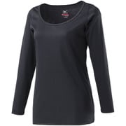 C2JA881009 [ブレスサーモ アンダーラウンドネック 長袖 レディース Mサイズ ブラック]